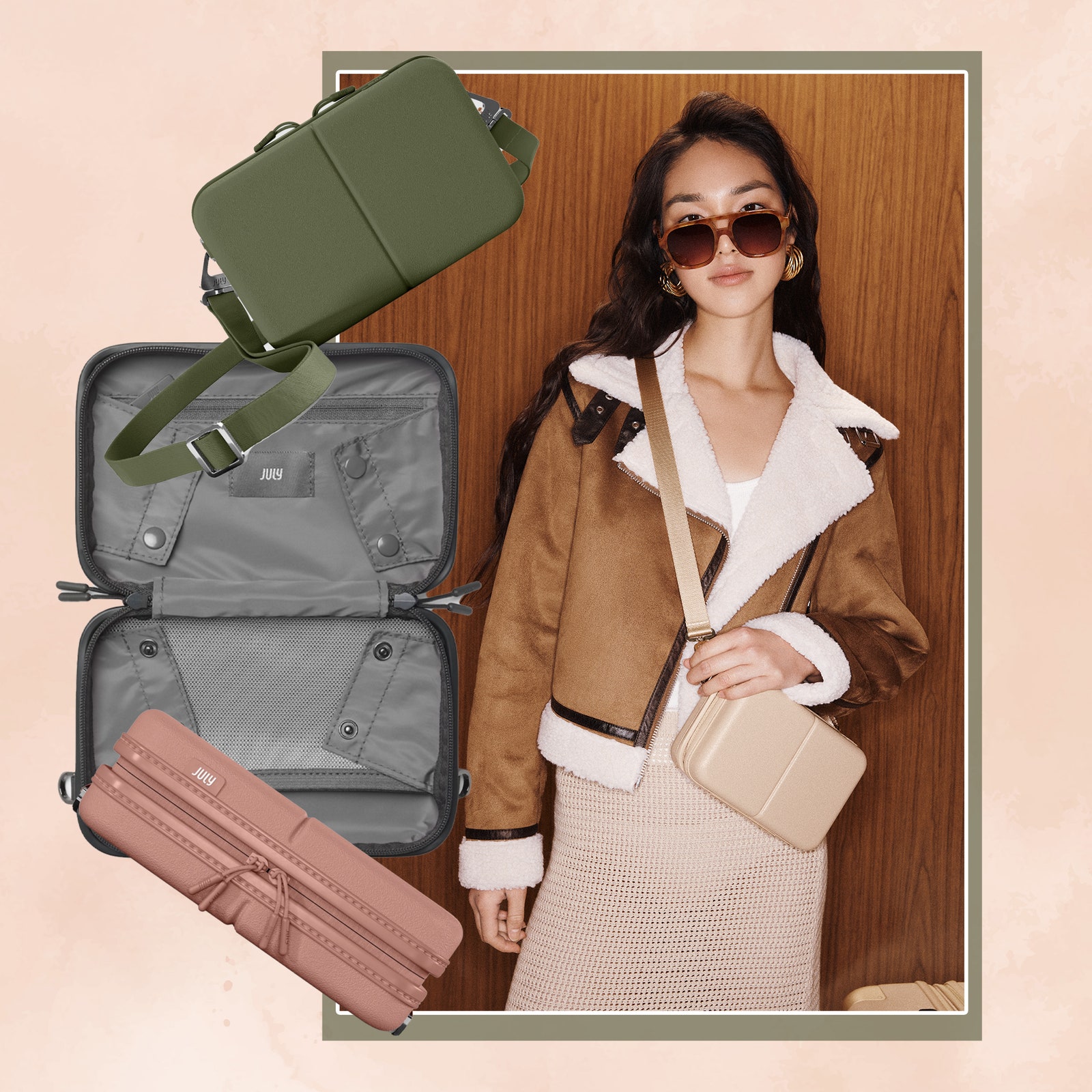 This July crossbody is as durable as a hard-shell suitcase