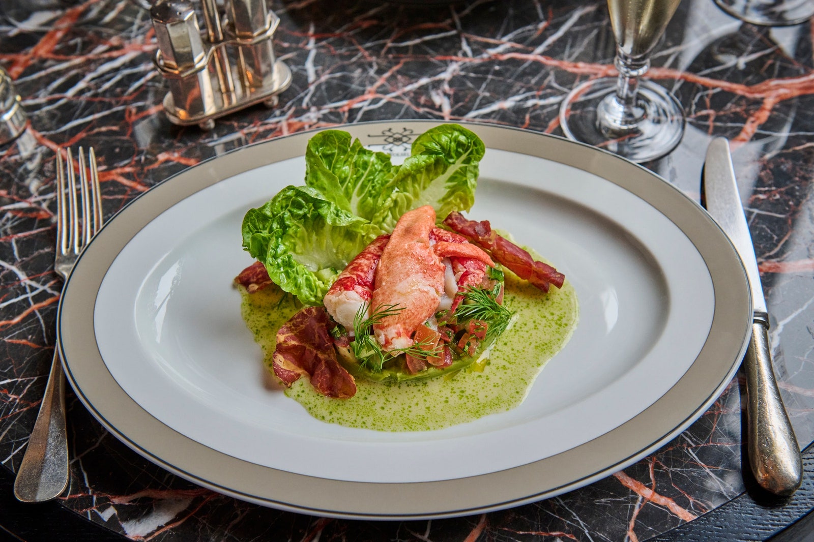 Lobster Heritage Potato and Coppa Ham Salad at The Wolseley City
